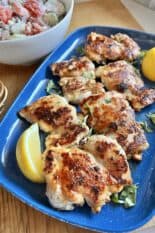 easy greek chicken thighs