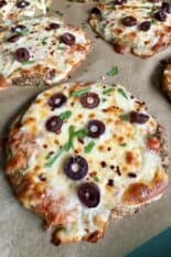 food processor broccoli crust pizzette